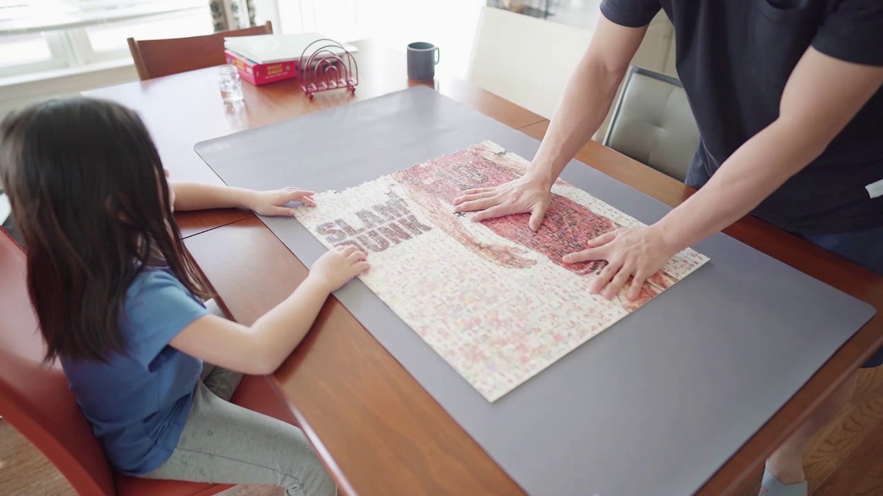 ByAllison Jisaw Puzzle Sorting Trays Jigsaw Puzzle Roll Up Mat Slam Dunk 1000pc Puzzle