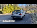 32 Year Old Car Revs in Cold Weather 👀🚘 1990 VW Golf Exhaust Sound #shorts #volkswagen #mk2 #cars