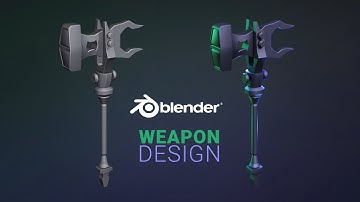 SIMPLE 3D Art | 3D  SPEED Modeling in BLENDER 3.0 - 3D Hammer Design (Beginner Level)