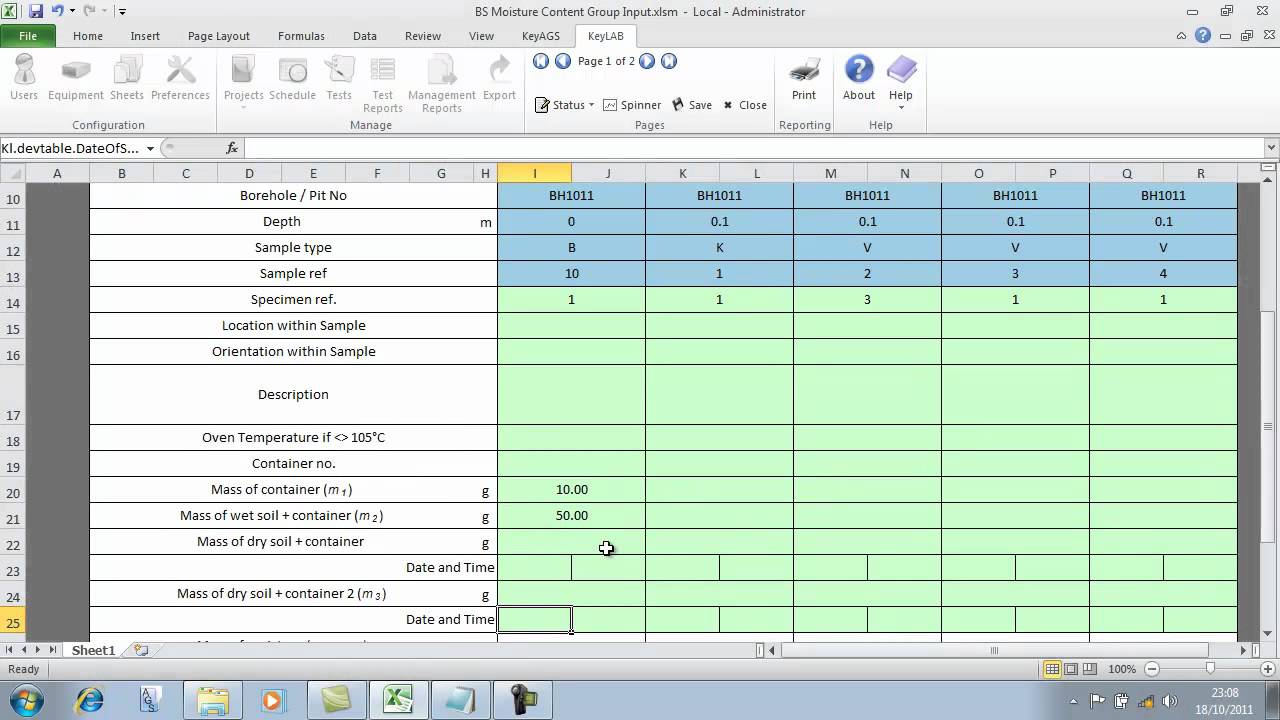 boreholes devon KeyLAB - Efficient Geotechnical Laboratory Management Lecture AGTA 2011 Brisbane Part 3