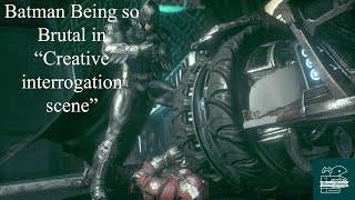 Batman Being Brutal "Creative interrogation scene"in Batman Arkham knight Day-22 4K Gameplay|RTX3050