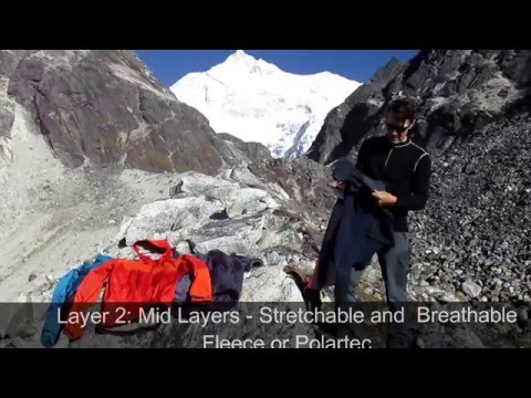 Clothing in Layers for the Mountains - video from White Magic