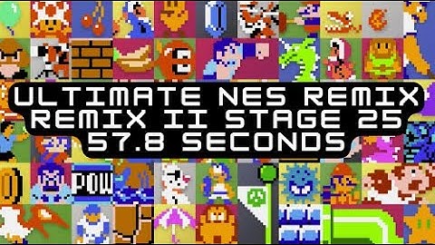 (World Record) Ultimate NES Remix: Bonus Stage 25 in 57.8 Seconds