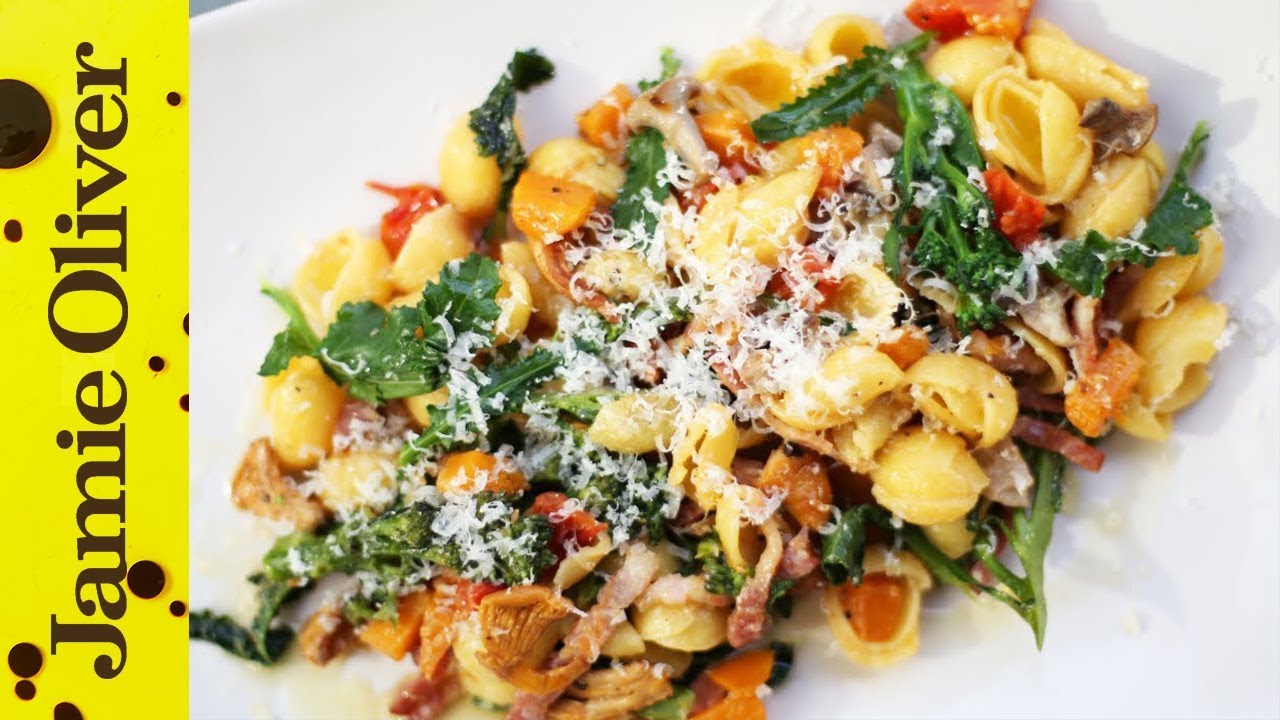 Gennaro’s Pancetta & Pumpkin Pasta | Jamie Oliver