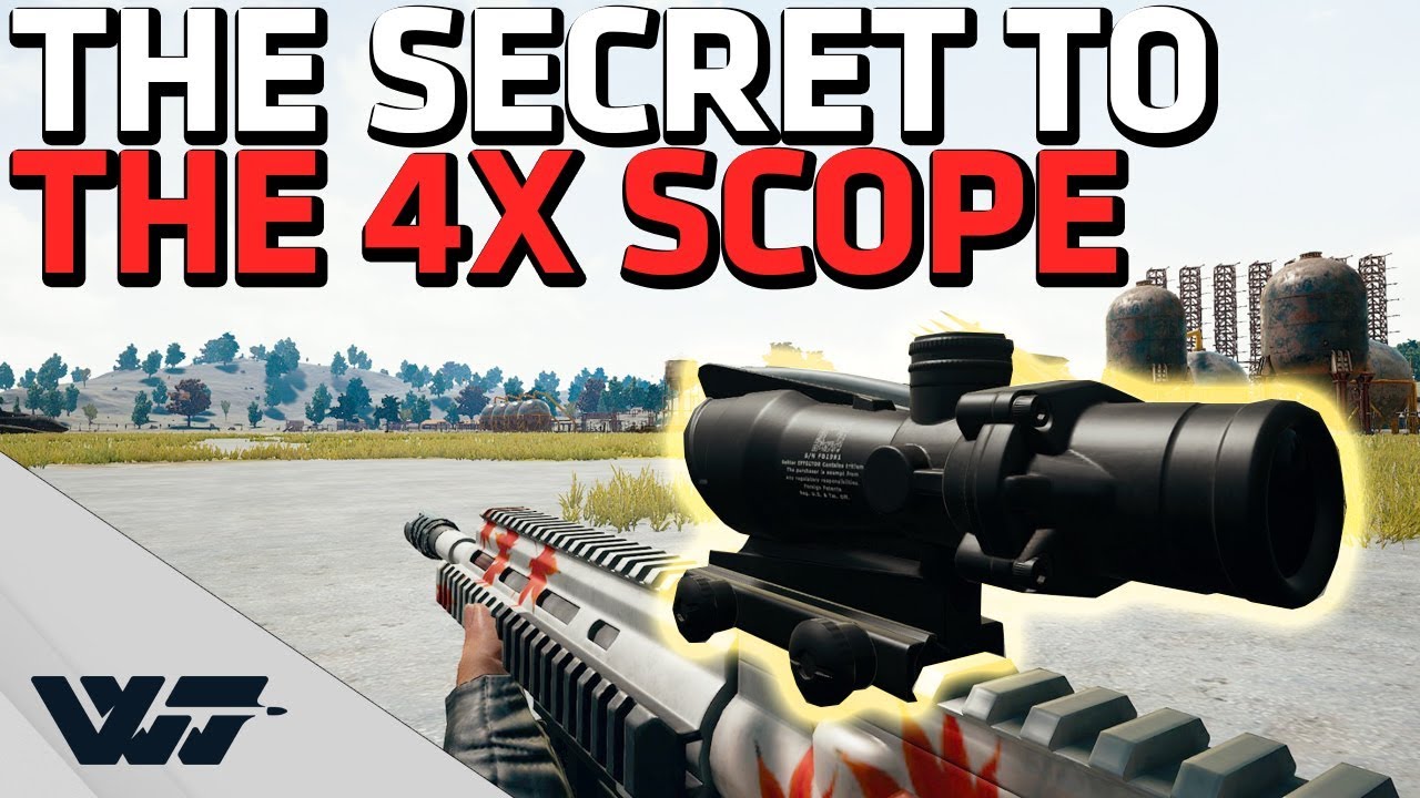 Download The SECRET to the 4X Scope - Hit moving targets EASILY - PUBG