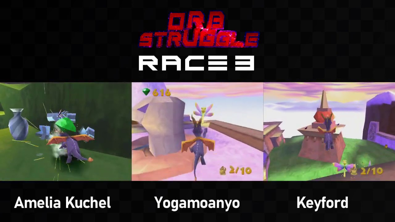 Orb Struggle | Race 3: Amelia Kuchel vs. Yogamoanyo vs. Keyford