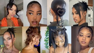 2024~😍💖Cute and easy straight hair hairstyles compilation ✨ #straighthair #compilation