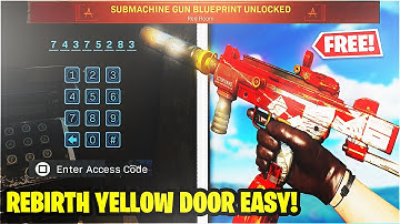 100% EASIEST WAY TO ENTER ACCESS CODE WARZONE REBIRTH ISLAND EASTER EGG - WARZONE YELLOW BUNKER CODE