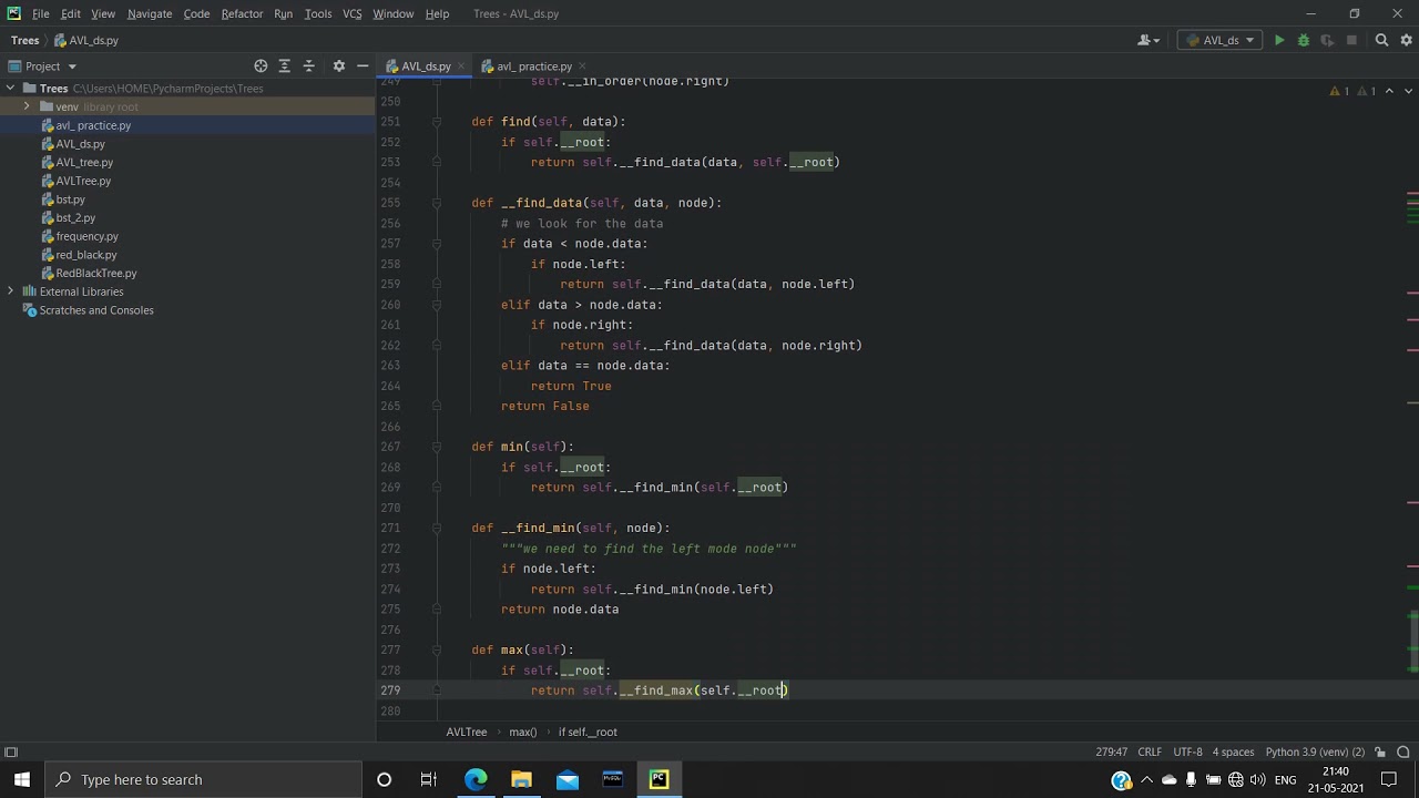 AVL Tree with Python (PART - 5)