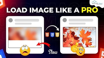 How to Load Images Like a Pro using HTML, CSS & JavaScript 🔥