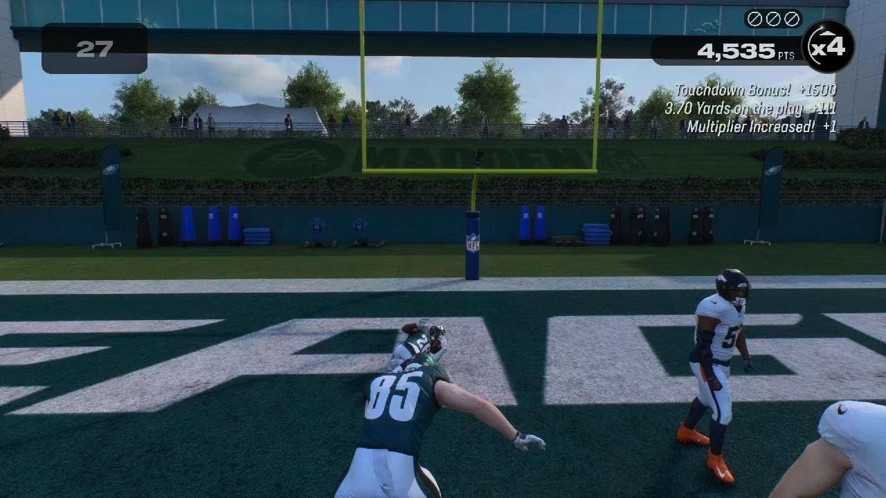 Playing Madden until I get a gold metal in a Minigame