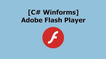 [C# Winforms] Incorporating Adobe Flash Player