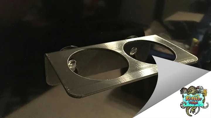 DIY 3D Printed Reptile Feeding Ledge- Reptiledge