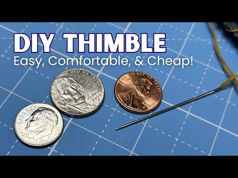 DIY Thimble for Sewing & Crafts – Simple, Adjustable & Cheap!