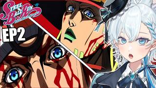 I LOVE GYRO ZEPPELI!! | JoJo Bizarre Adventure Steel Ball Run EP 2 Reaction