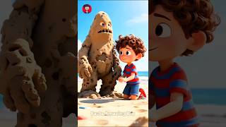 मेरा रेत का महल राक्षक बन गया 😱🤯~miniwood toy-woodworking art skill wood / handCrafts/ #short #short