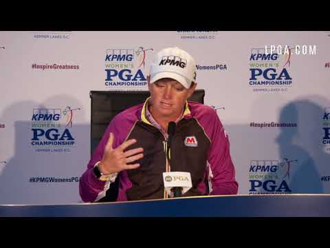 Stacy Lewis Pre-Tournament Press Conference at the 2018 KPMG ...