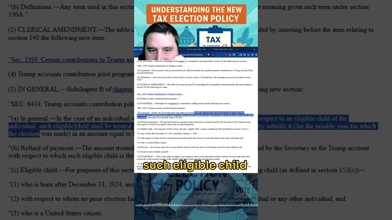 OB3: Understanding the New Tax Election Policy