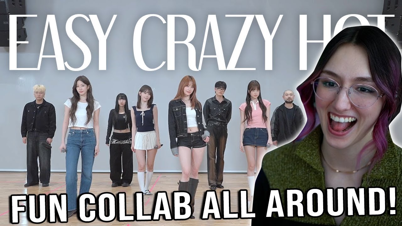 LE SSERAFIM, BEATPELLA HOUSE - EASY, CRAZY, HOT (BEATBOX REMIX) | Реакция певицы |