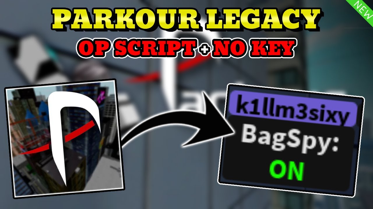 *NEW* PARKOUR Legacy Script (ESP BAGS) PASTEBIN - YouTube