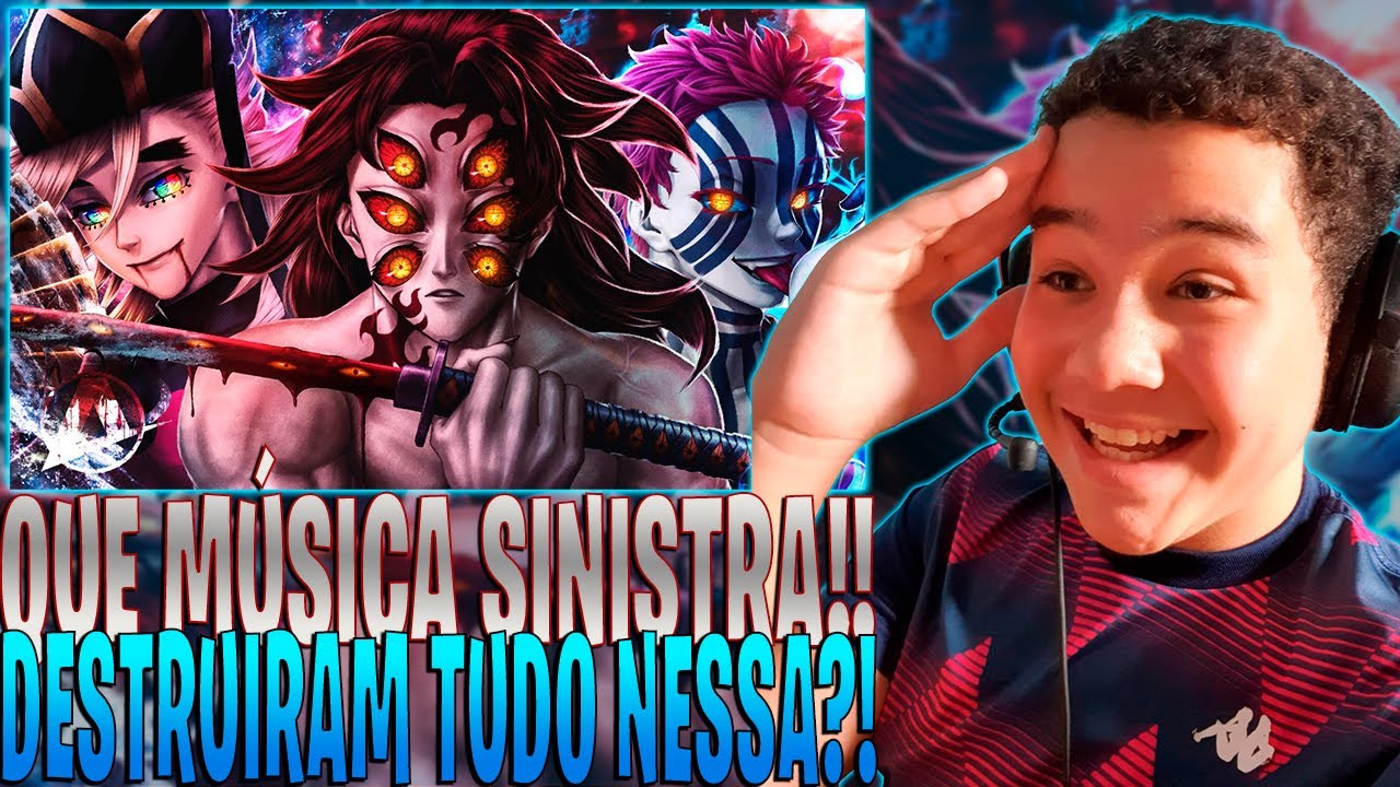 (ISSO TA ABSURDO!!) REAGINDO A ♪ Akaza, Douma e Kokushibo | Eclipse Carmesim | AniRap | REACT