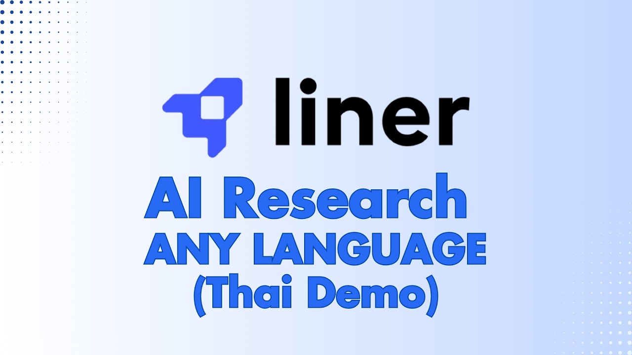 AI That Can Do Literature Review in ANY Language (Thai Demo)