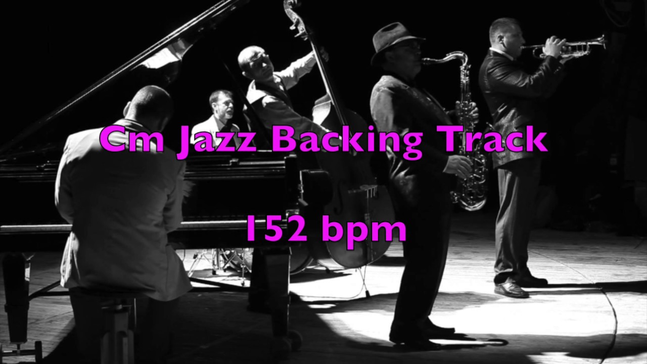 Jazz Backing Track in Cm 152 bpm Bass and Drums 🎸 YouTube