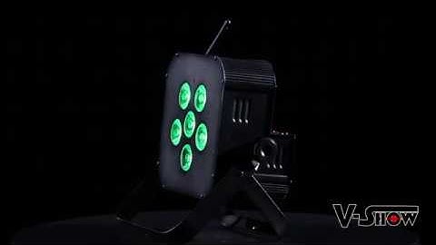 6*18W RGBAW+UV 6in1 Battery Powered & Wireless DMX LED Par