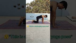 challenging yoga pose....#yoga #yogapractice #yogalife #yogadaily #yogainspiration  #yogachallenge