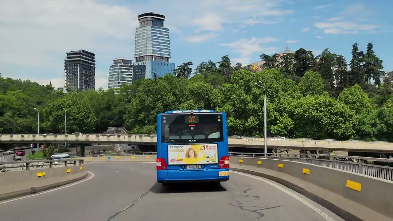 10.05.2024 Tbilisi. Сабуртало. улица Долидзе. гора Икалто