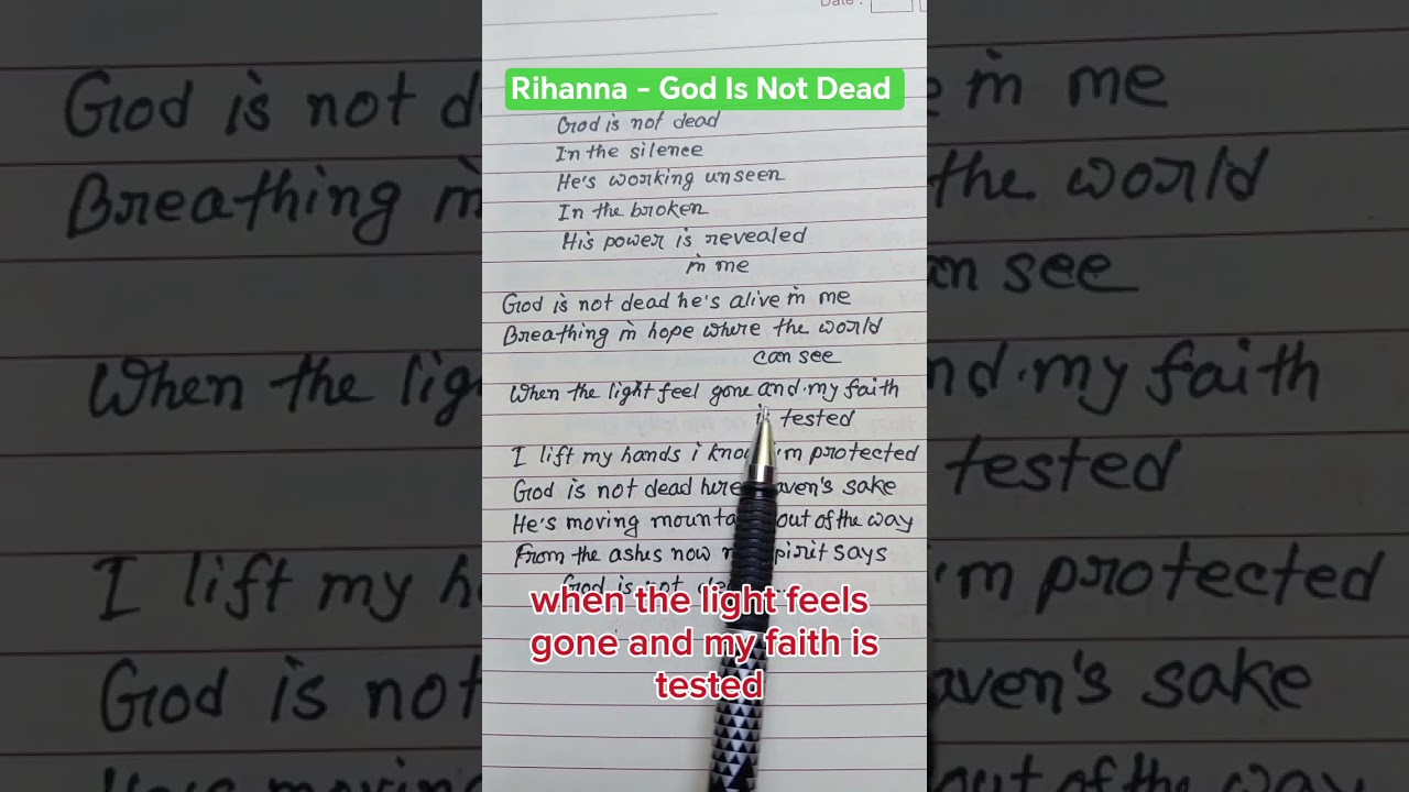 Rihanna - God Is Not Dead 