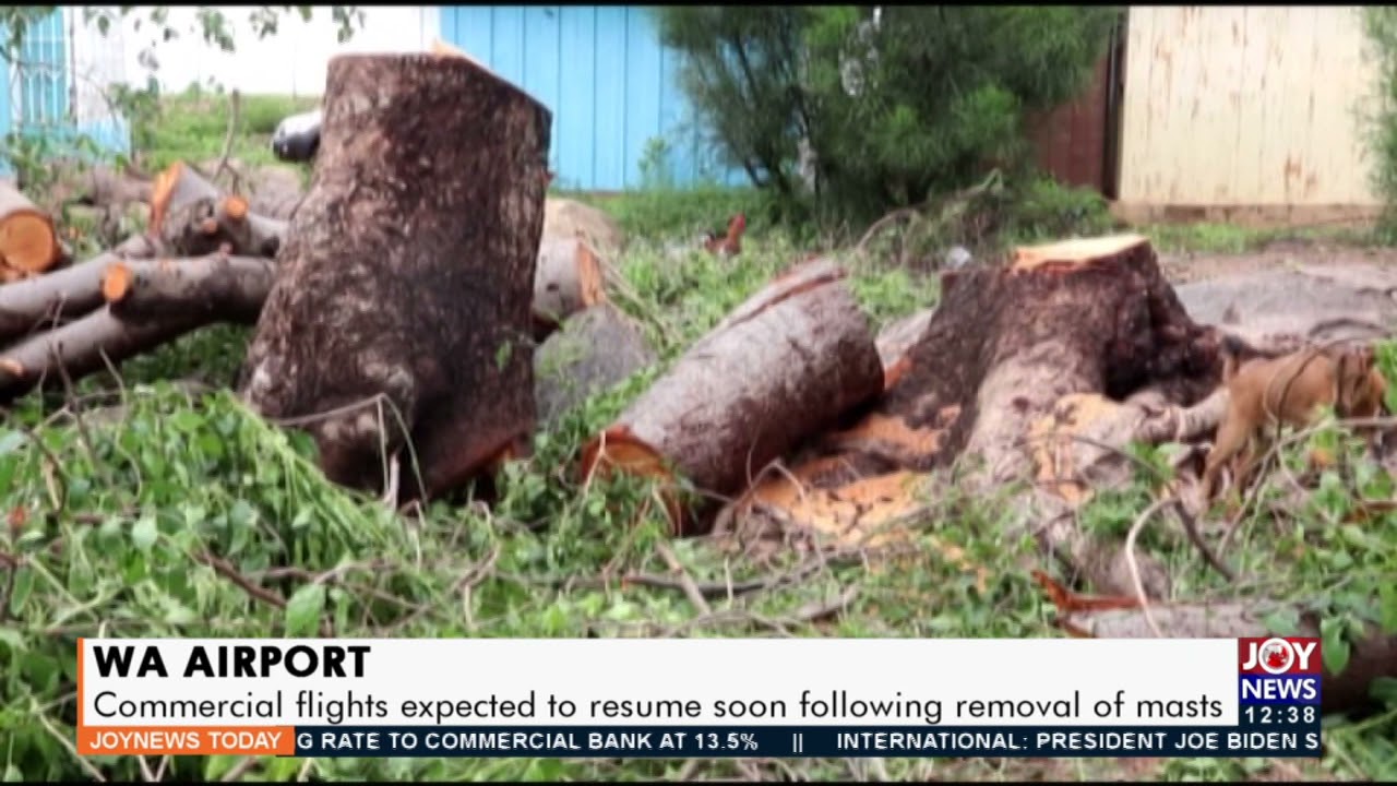 WA Airport: Commercial flights expected to resume soon following removal of masts  (28-7-21)
