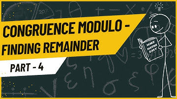 Finding Remainder | Modular Arithmetic | MME