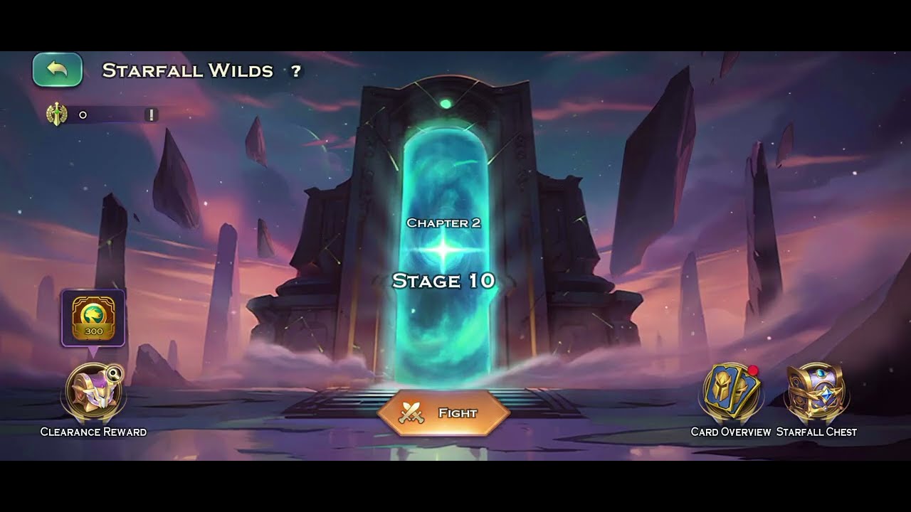 (starfall 2-10) / Starfall wild chapter 2 stage 10/Art of conquest/