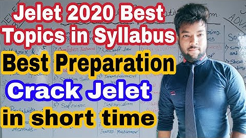 Jelet 2020 Most Important Topic in Syllabus😱How to Crack & Best Prepare in Short Time👍Don