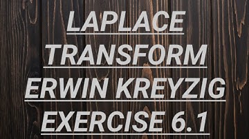 Engineering mathematics laplace trignometric functions solved exercise 6.1