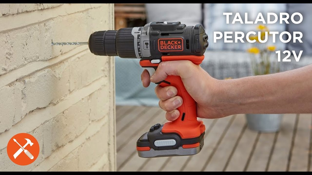 BLACK+DECKER® España  Taladro Percutor 12V - BDCHD12S1 