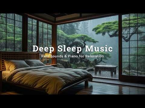 Healing Rain & Piano Melodies | Relaxing Sleep Music for Anxiety Relief and Restful Nights