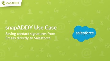 Automatically save contact data from email signatures in Salesforce