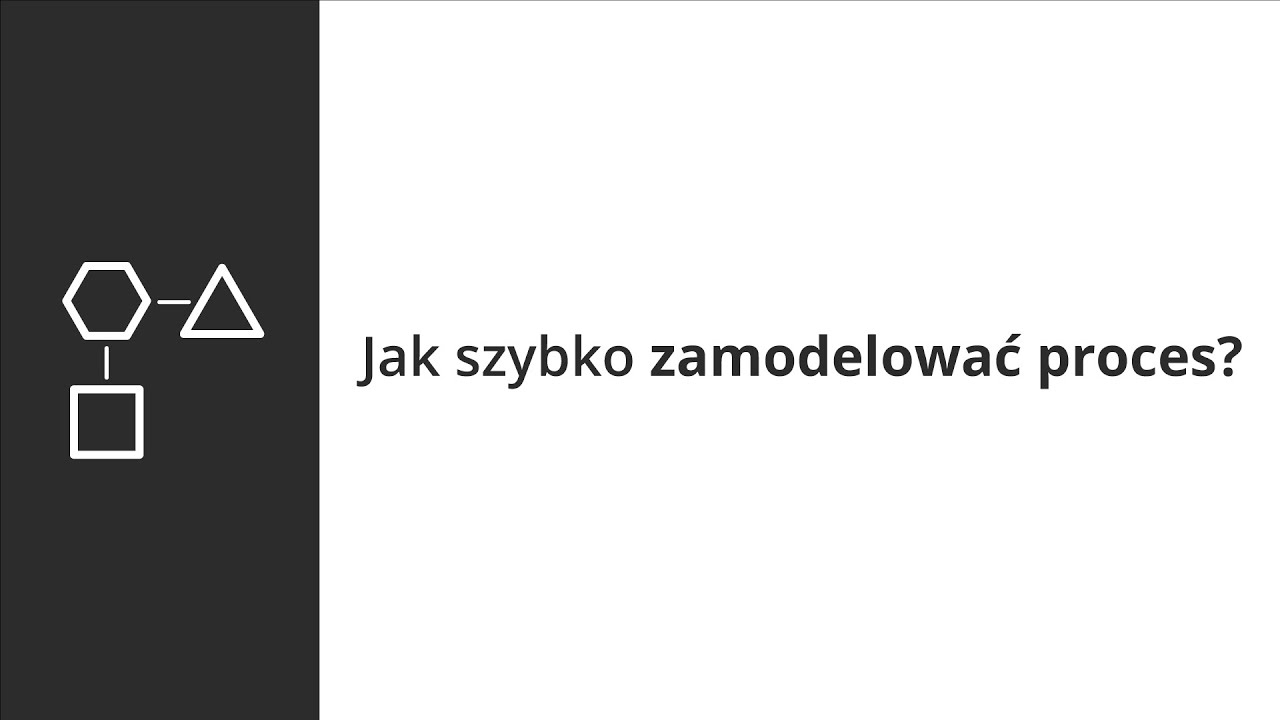 Jak szybko zamodelować proces?
