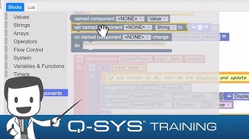 Q-SYS Training  |  Control and UCI INTERMEDIATE - G4 - Named Components