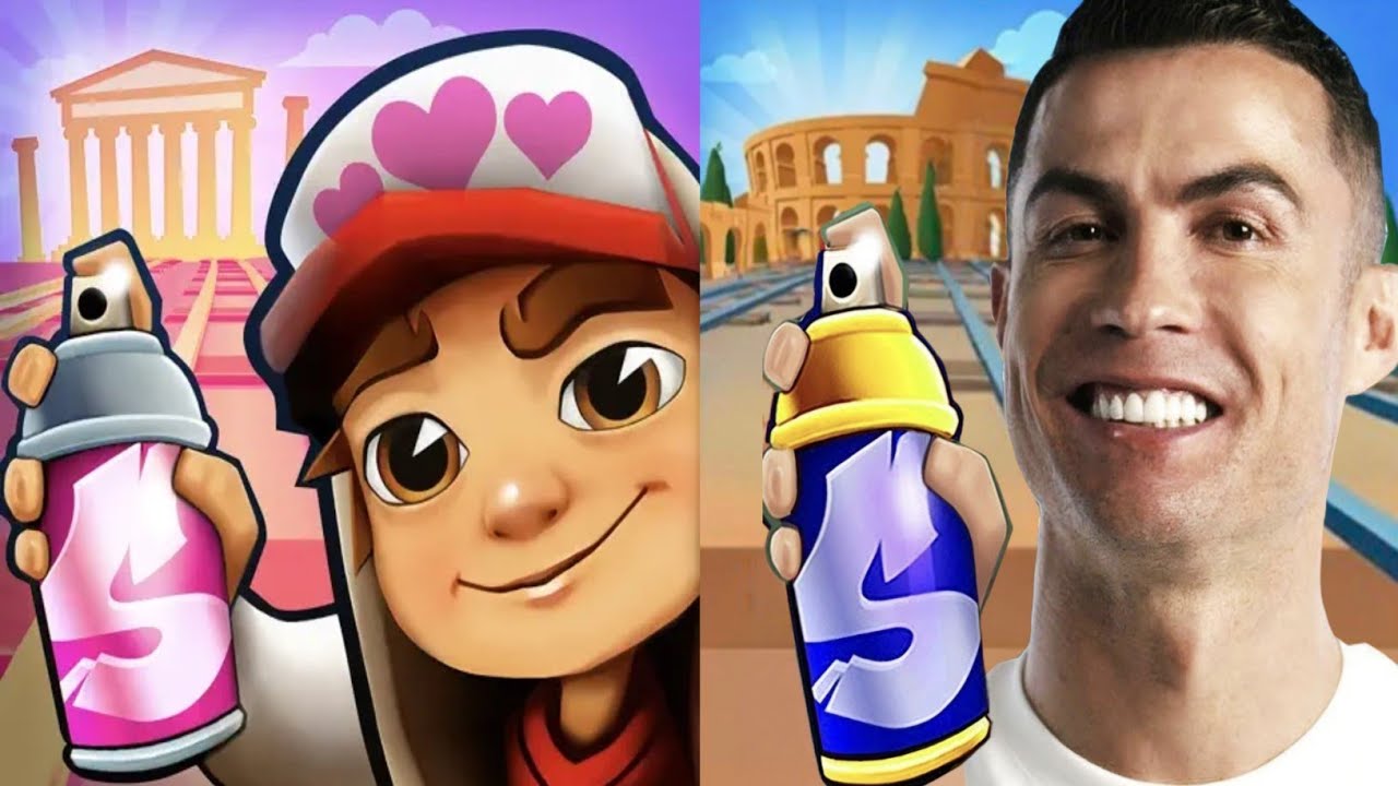Subway surfers 🆚 Ronaldo Run Map Comparison