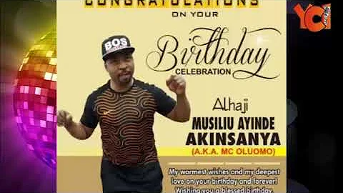 Yatniy Communications Int. celebrate Mc Oluomo all the way from Canada.