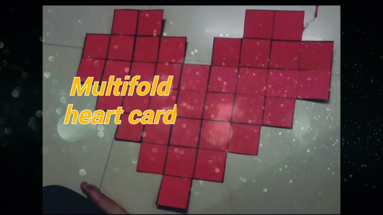 Multifold Heart card | Handmade gift | DIY gift ideas | Easy craft | simple craft | Craft love