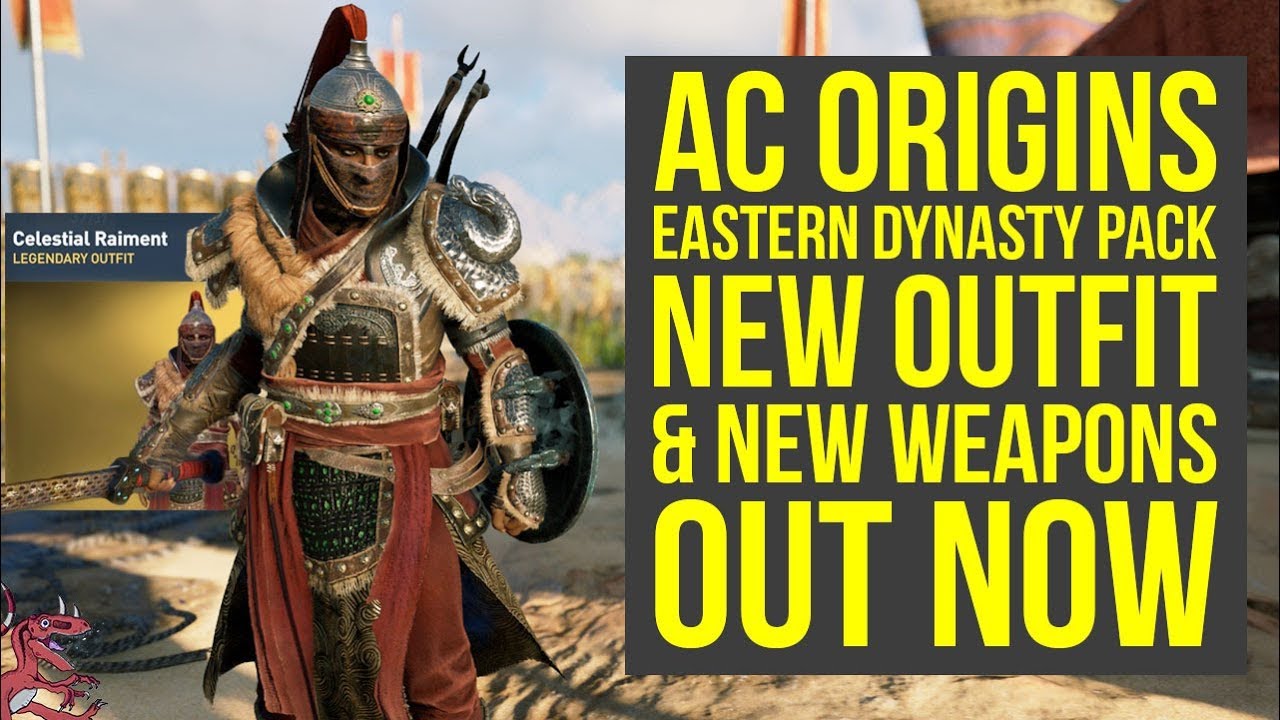 Assassin's Creed Origins Eastern Dynasty Pack NEW OUTFIT & Weapons Out Now!  (AC Origins DLC) 