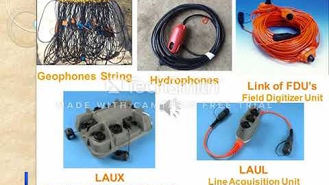 General Overview of Seismic data acquisition crew party onshore operations