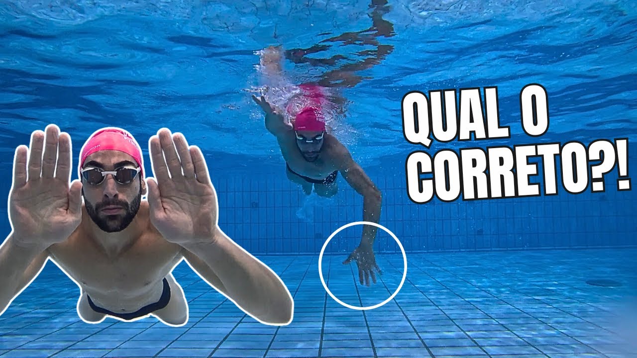 QUAL A PSIÇÃO CORRETA DAS MÃOS NA NATAÇÃO?