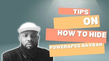 Power Apps Tip: Hide The Navigation Bar In Play Mode