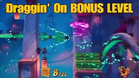 Crash Bandicoot 4 - Draggin On bonus level guide - all boxes walkthrough
