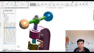 SolidWorks Assembly Tutorial Manual Rocker Arm Punching Machine part 03